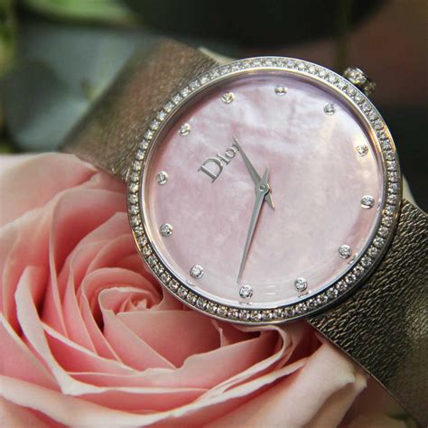 la d de dior satine watch